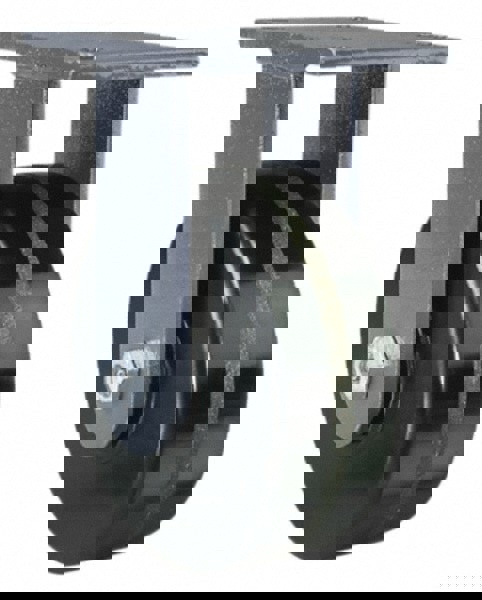 Rigid Top Plate Caster: Forged Steel, 10